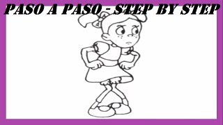 Como dibujar a la Popis l How to draw Popis l Paso a paso l Step by step [upl. by Laehcim897]