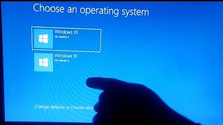 Windows How to remove On Volume 3 windows 10 boot options [upl. by Case]