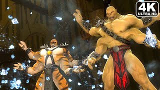 Sub Zero Vs Goro amp Kintaro Fight Scene 4K ULTRA HD  MORTAL KOMBAT [upl. by Tempa641]