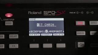 TYLER RITTER  Roland SPDSX KITCHAIN Tutorial [upl. by Volny]