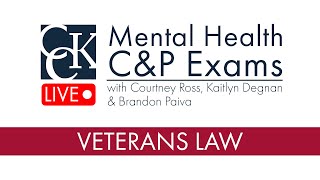 Mental Health CampP Exams for VA Disability Claims [upl. by Pelagia]