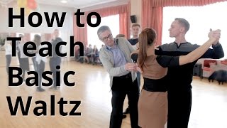 Workshop  How to do Basic Waltz for Beginners Ballroom Dance [upl. by Yadsendew503]