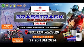 KEJURNAS GRASSTRACK RMS COMMUNITY  SIRKUT BUKIT HARAPAN RMS  2728 JULI 2024 [upl. by Ocimad644]