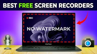 Top 5 Best FREE Screen Recording Software for PC amp Laptop 2024 No Watermark Unlimited Recording [upl. by Leund]