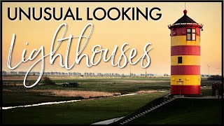 DIFFERENT LOOKING LIGHTHOUSES  10 Unique Ones Around The World lighthouse lighthouses [upl. by Crowns604]