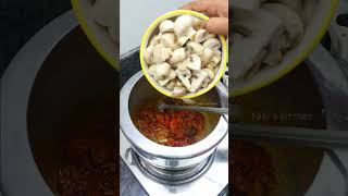 Mushroom kurma for pooriTasty recipe nikiskitchen [upl. by Beisel]