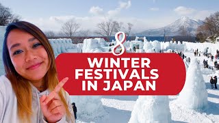 Winter festivals in Japan 8 Best Japanese Winter Events in Hokkaido amp Tohoku [upl. by Barkley]