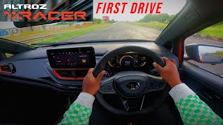 Tata Altroz Racer First Drive Review Turbotastic POV Drive [upl. by Legnaleugim]