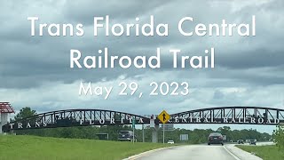 Trans Florida Central Railroad Trail in Fellsmere Florida [upl. by Malanie]