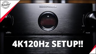 Marantz SR7015 Unboxing amp 4K120 8K Setup  Pre Amp Mode eARC amp Dolby Atmos Setup amp How to [upl. by Donn873]