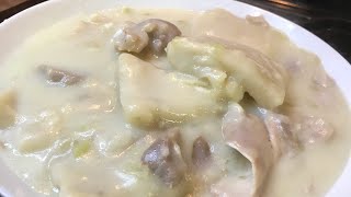 OLD SCHOOL CHICKEN AND DUMPLINGS BIRTHDAY MONTH FAVORITE RECIPES MY MOMS FAVORITE MEAL [upl. by Saylor]