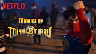 Making of Minnal Murali  Tovino Thomas Basil Joseph Sophia Paul  Netflix India [upl. by Dnaltroc118]