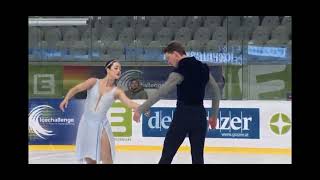 Raffaella KONCIUS Alexey SHCHEPETOV USA Free Dance IceChallenge 24 Graz Austria [upl. by Kcirde]