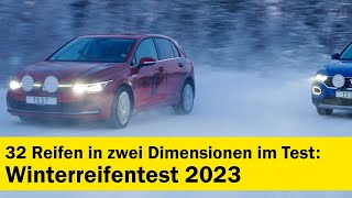 ÖAMTC Winterreifentest 2023  ÖAMTC [upl. by Maurili149]