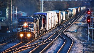 RARE KCSM 4565 Grey Ghost amp KCSM 4574 Grey Ghost Lead CPKC 249 At Rondout With Horn 21024 [upl. by Wester697]