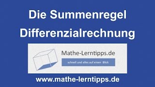 Summenregel  Wie erklären euch die Summenregel  mathelerntippsde [upl. by Thorner]