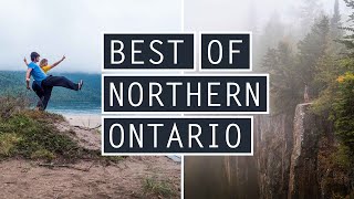 Agawa Beach  OUIMET CANYON  BEST of Northern Ontario  ROAD TRIP DAY 2 [upl. by Loveridge]