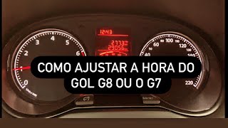 Como ajustar a hora do gol g7 g8 [upl. by Ynaffit]