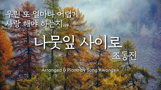 🎹 나뭇잎 사이로 Through The Leaves 조동진  피아노 편곡 연주  Piano Solo  가사Lyrics  1시간 반복재생 [upl. by Nide]