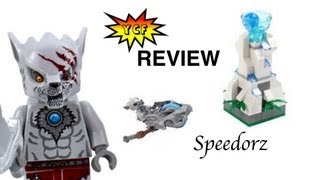 LEGO Legends of Chima Ice Tower 70106 Review Speedorz set with Winzar Minifigure [upl. by Eirffej]