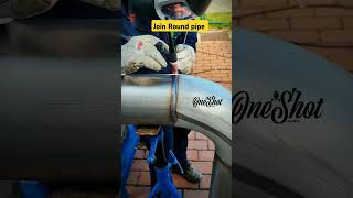 Round pipe joint process by senior wellder cover welding wellder otomotif Hellpermekanik [upl. by Danaher]