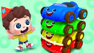 Put Away Your Toy Cars Baby  Good Habits  Learn Colors  Nursery Rhymes amp Kids Songs  BabyBus [upl. by Ajna]