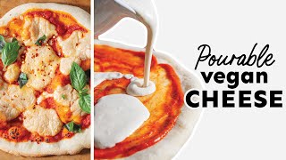 Vegan Liquid Mozzarella Pourable Pizza Cheese [upl. by Arella]