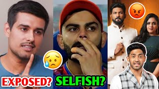 Dhruv Rathee EXPOSED 😱 Virat Kohli SELFISH Abhi and Niyu HATE Thugesh Slayy Point Elvish [upl. by Avan]