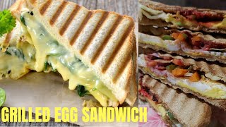 Crispy egg sandwich  Quick breakfast recipe  egg masala sandwich recipe  cheese egg sandwich [upl. by Eneiluj284]