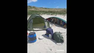 circular trip around North Uist and Berneray in open canoe May 2024 [upl. by Oisor]