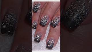 Square shape nail extensions 💅😍 easy nail art designstrending nails shorts short shortsviral [upl. by Nauqed]