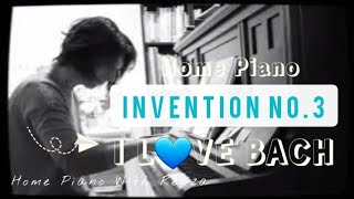 Invention 3 Invenzione a due voci n 3 in Re maggiore bach BWV 774 D major piano [upl. by Trebma184]