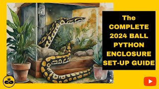 The COMPLETE 2024 ballpython Enclosure SetUp Guide [upl. by Neerihs]