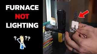 Furnace Not Igniting  How to Check and Replace Ignitor [upl. by Bruce]