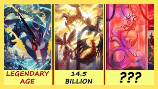 Legendary and Mythical Pokemon Age Timeline [upl. by Weingartner]