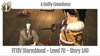 FFXIV A Guilty Conscience  Story 140  Stormblood [upl. by Ymac]