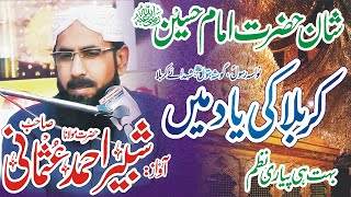 Shan E Hazrat Hussain  Ala Hai Do Jahan Se  Maulana Shabbir Ahmad Usmani Naat  MAS Islamic viral [upl. by Yralih]