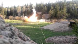 3 Pounds of Ammonal Tannerite  Refrigerator Explosion [upl. by Lidda]