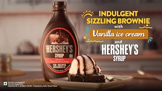 Brownie Devour With Vanilla Ice Cream and HERSHEYS Chocolate Flavored Syrup [upl. by Nel]