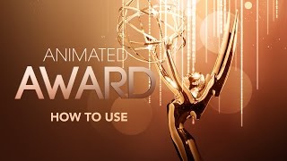 How to use  Animated Award Effect Photoshop Action [upl. by Sherrie750]