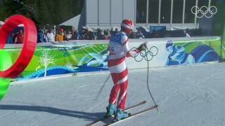 Zurbriggen  Alpine Skiing  Mens Super Combined  Vancouver 2010 Winter Olympic Games [upl. by Oxford]