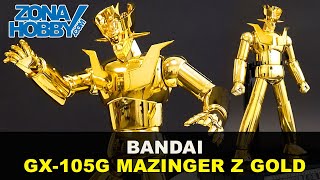 GX105G MAZINGER Z GOLD  EXCLUSIVE EDITION Un gold con basetta [upl. by Ellasal]