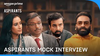 Aspirants and PleaseSitDown mock interview with AnubhavSinghBassi  Prime Video India [upl. by Thorner271]