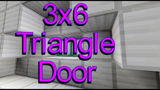 Tutorial Simple 3x6 Triangle Door Java 116 [upl. by Cotter]