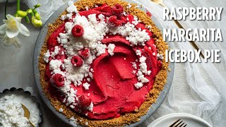 Raspberry Margarita Icebox Pie with Coconut Granita [upl. by Sille]