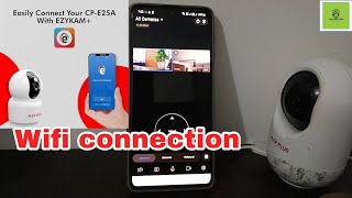 CP PLUS wifi camera mobile connection CP plus camera Ezykam  cpplus ezycam [upl. by Celeski]