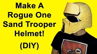 How to Make a Rogue One Shoretrooper Helmet DIY [upl. by Melamie]