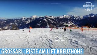 DorfgasteinGroßarl Piste am Tellerlift Kreuzhöhe [upl. by Grimbal]