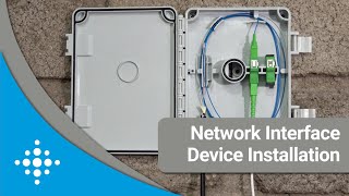 Network Interface Device Unboxing and Installation  FONCS [upl. by Nylicaj]