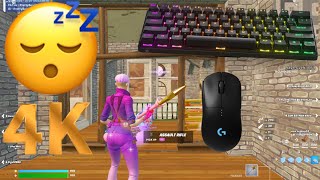 SteelSeries Apex Pro Mini ASMR 😴 Tilted Zone Wars Gameplay 🏆 Satisfying Keyboard Fortnite 240 FPS 4K [upl. by Nodnalb]